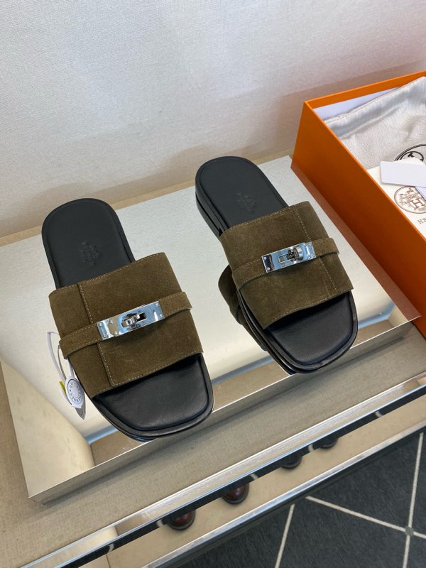 Men Hermes Slipper-205